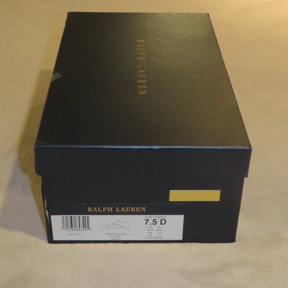 Ralph Lauren Purple Label Snuff Denver Suede Leather Dress Shoe 7.5 D NIB $1,250